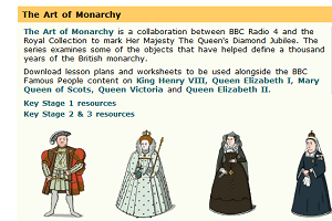 Site Review: The Art of Monarchy | Education World